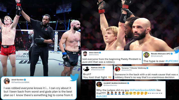 Paddy Pimblett is aware of the criticism following his unanimous decision victory over Jared Gordon at UFC 282 and he’s responded.