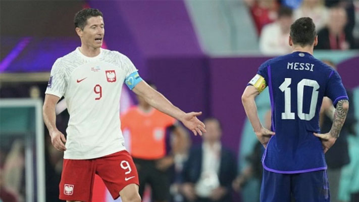Robert Lewandowski reveals what he told PSG superstar Lionel Messi after Poland’s loss against Argentina at the 2022 FIFA World Cup on Wednesday (November 30)