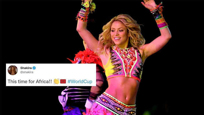 Shakira posts on Twitter after Morocco beat Cristiano Ronaldo’s Portugal to make 2022 FIFA World Cup SFs
