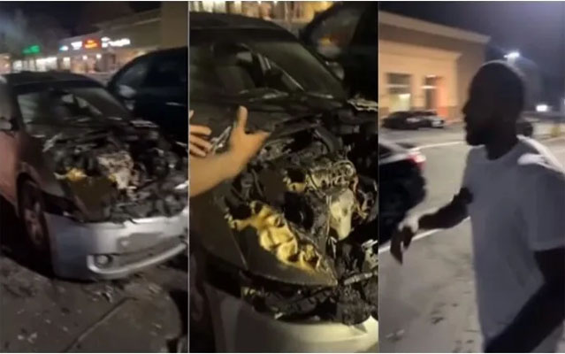 Take a look how Jealous Lady Destroys Her Man’s Car For Not Responding To Her Text Fast Enough