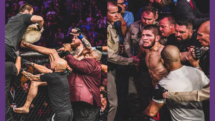 The scandalous fighter UFC Conor McGregor recalls post-fight brawl with Khabib Nurmagomedov's teammates while sharing message on self-defence