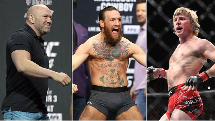 UFC President Dana White puts a positive spin on Paddy Pimblett getting compared to Conor McGregor