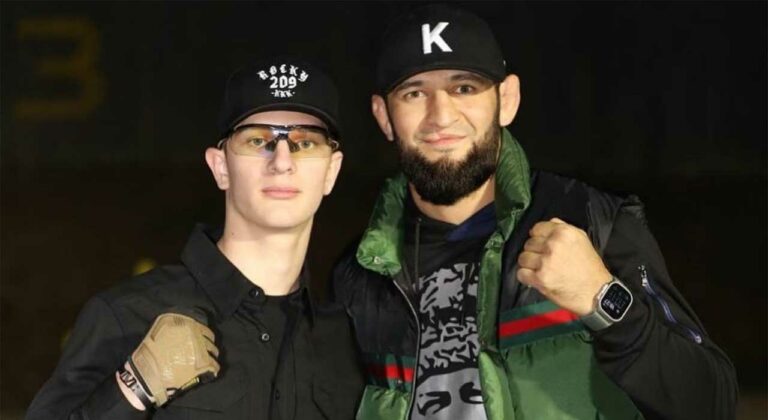 UFC superstar Khamzat Chimaev pens heartfelt appreciation post for Chechen dictator Ramzan Kadyrov’s son following successful MMA debut