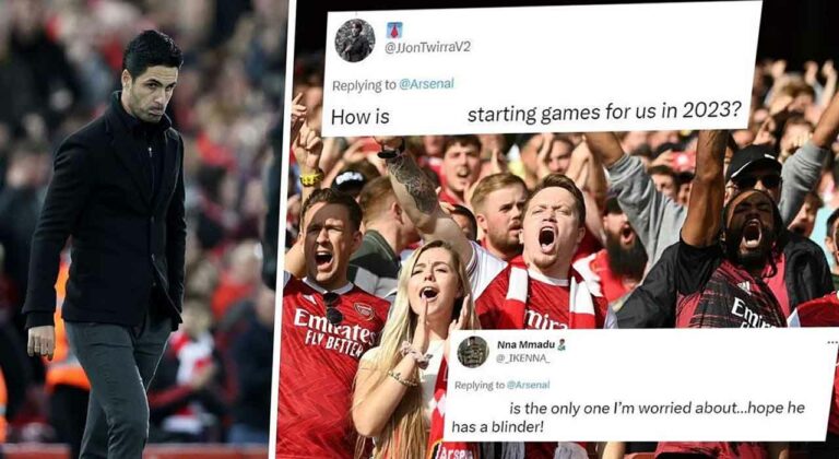 Arsenal fans fear the worst as 27-year-old starts FA Cup game against Manchester City