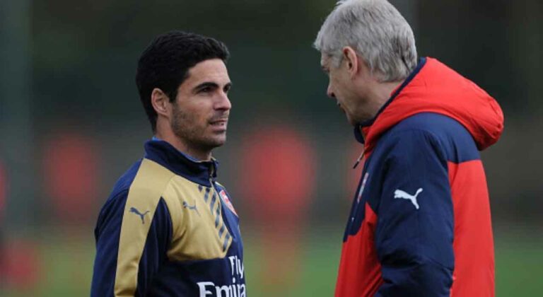 Arsenal manager Arteta opens up about strange yet ‘beautiful’ return of Arsene Wenger to Emirates – “Weird to see him around the dressing room” 