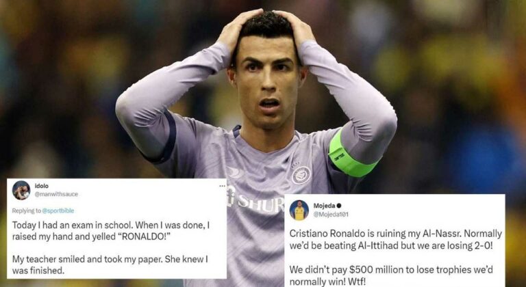 Fans brutally mock Cristiano Ronaldo after poor start with Al-Nassr