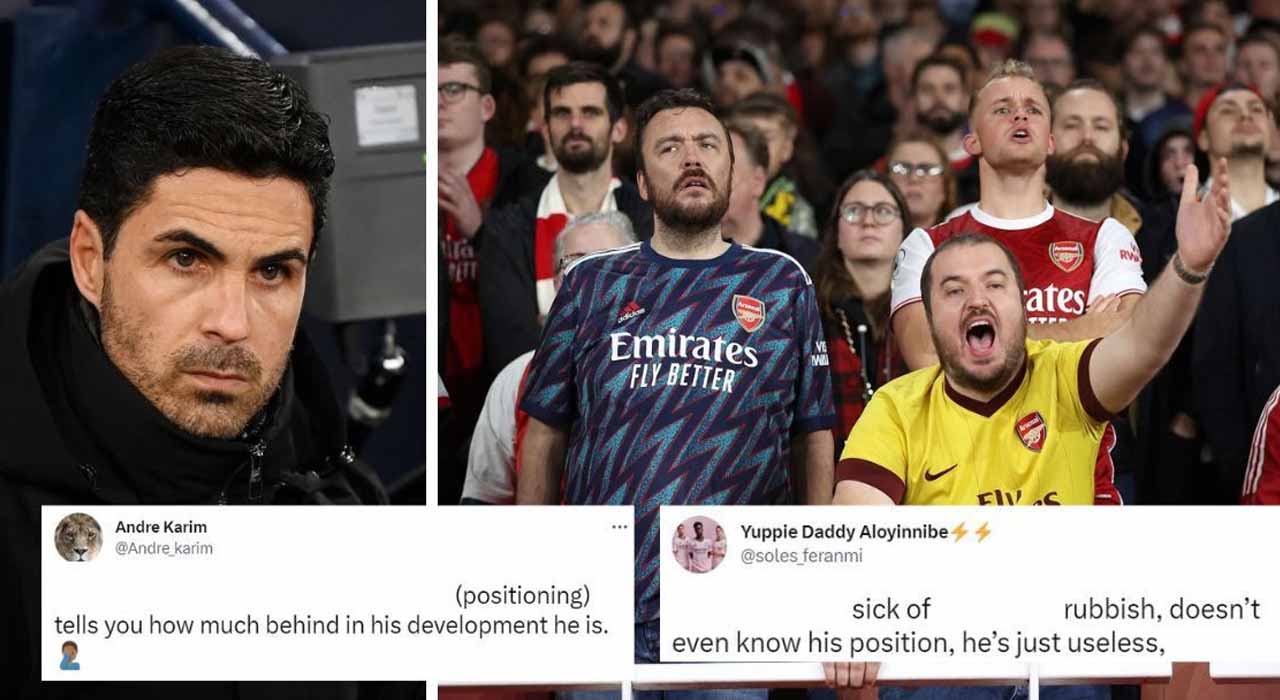 Football fans label 23-year-old Arsenal star as ‘useless’ after FA Cup defeat to Manchester City