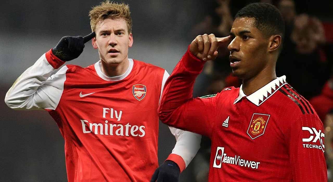 Former Arsenal striker hints at Manchester United star Marcus Rashford copying his celebration