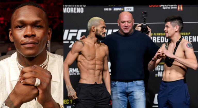 Israel Adesanya discussed the first tetralogy fight in UFC history between Deiveson Figueiredo and Brandon Moreno