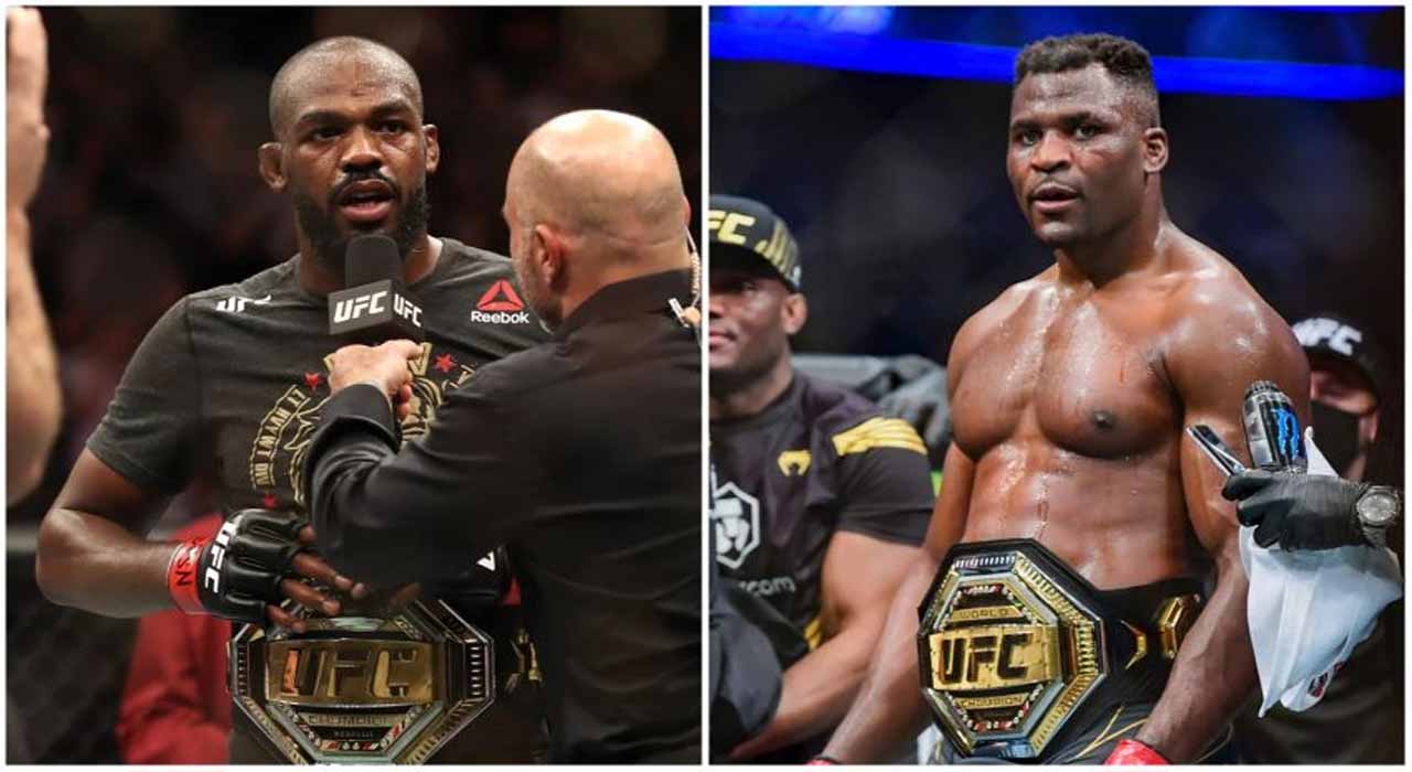 Jon Jones commented on Francis Ngannou's departure from the UFC