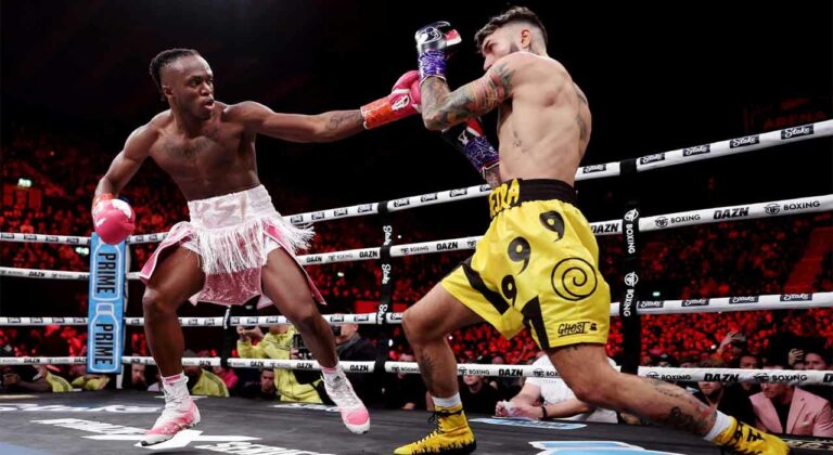 KSI brutally knocks out Faze Temper in the first-round (January 14, 2023)