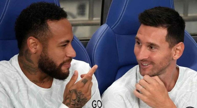 Lionel Messi cracks joke about connection with Neymar as Brazilian returns to PSG training