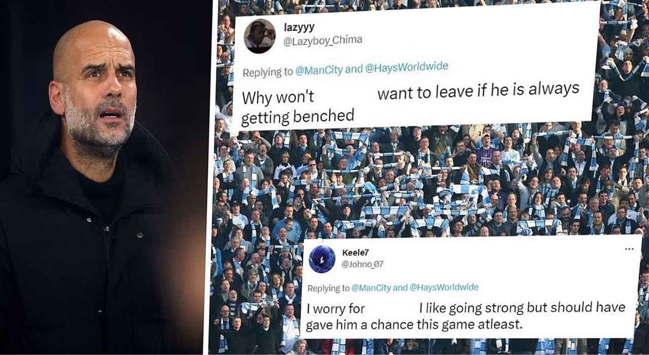 Manchester City fans convinced 28-year-old will leave Etihad after he’s named on the bench against Arsenal