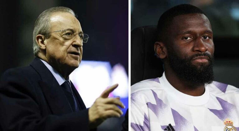 Reports – Florentino Perez regrets signing Rudiger and identifies 2 players who can replace him at Real Madrid