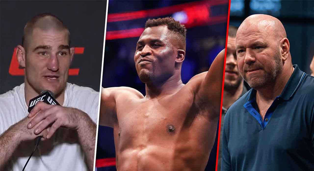 Sean Strickland, who trains alongside Francis Ngannou, takes multiple slights at the UFC after Ngannou's exit