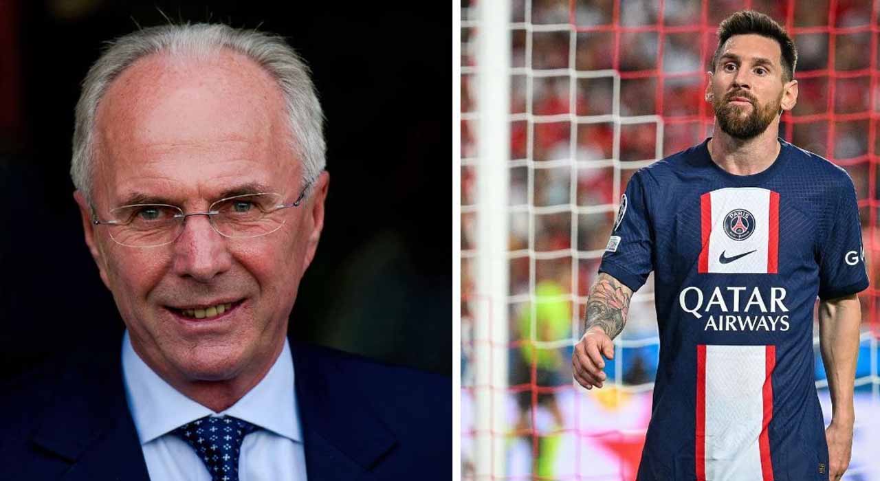 Sven Goran Eriksson says it would be ‘great’ if Lionel Messi joins Premier League giants