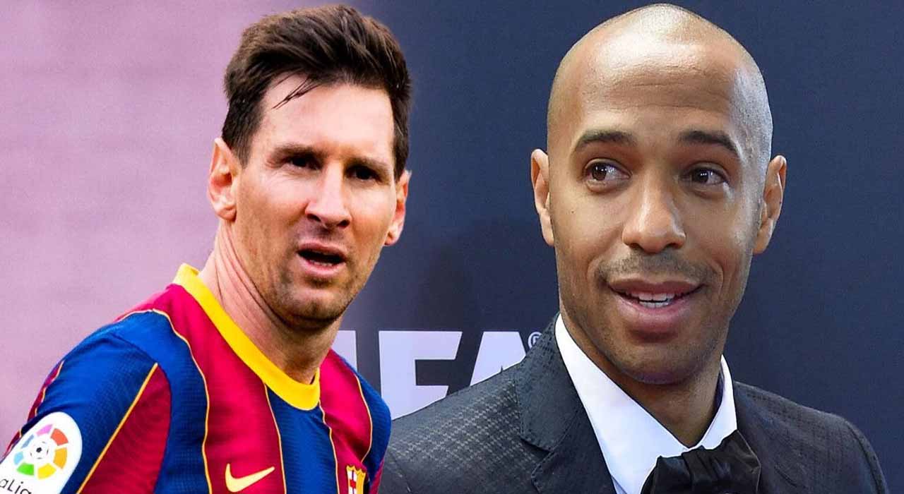 Arsenal legend Thierry Henry snubs Lionel Messi as he names the best player he's played with