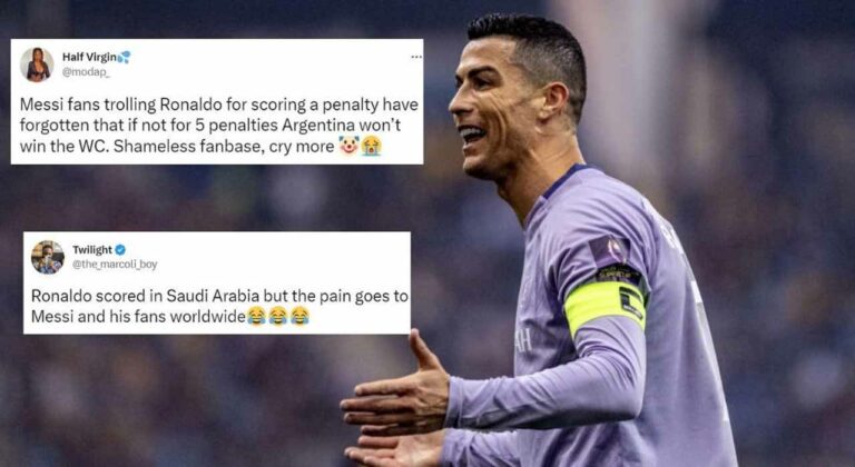 Twitter explodes as Cristiano Ronaldo scores first ever Al-Nassr goal to rescue 2-2 draw against Al Fateh