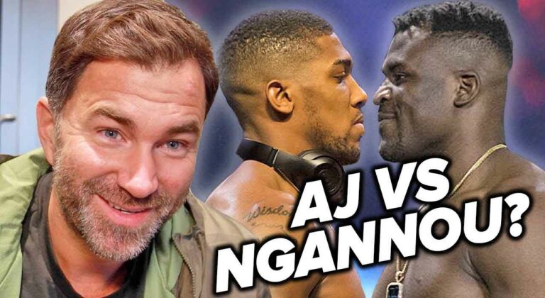 Eddie Hearn, Joshua’s promoter, has provided a major update regarding a potential bout between Francis Ngannou and Anthony Joshua