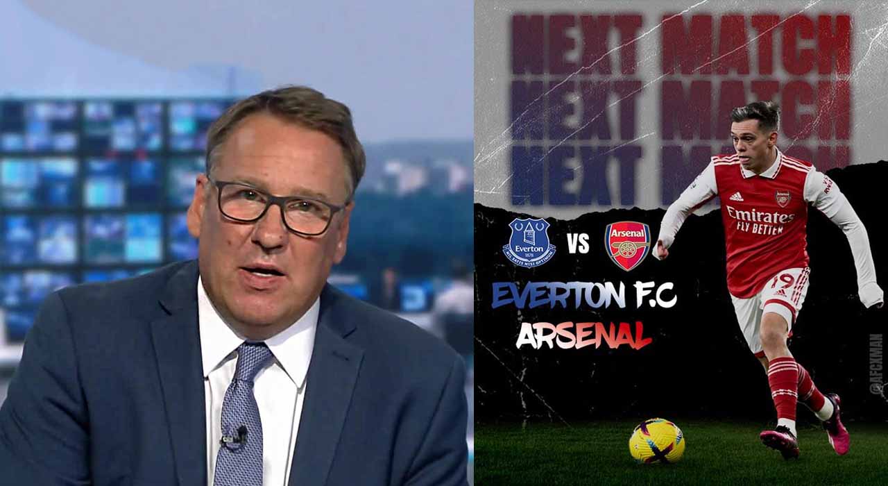 Ex-Arsenal star Paul Merson predicts the result as Arsenal play Everton on February 4