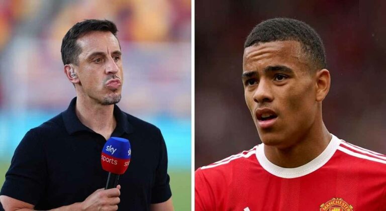 Gary Neville issues apology after ‘clumsy’ like on Mason Greenwood tweet