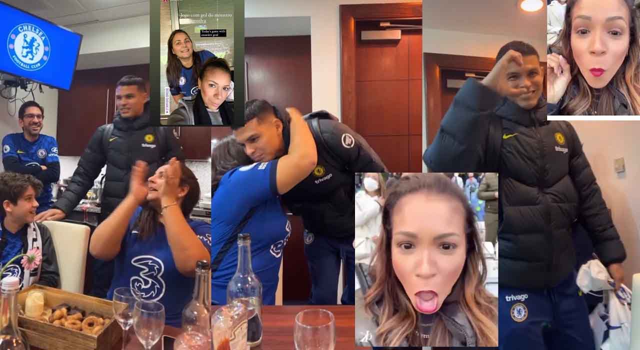 Reports - Thiago Silva's wife reacts after he signs new contract to stay at Chelsea until 2024