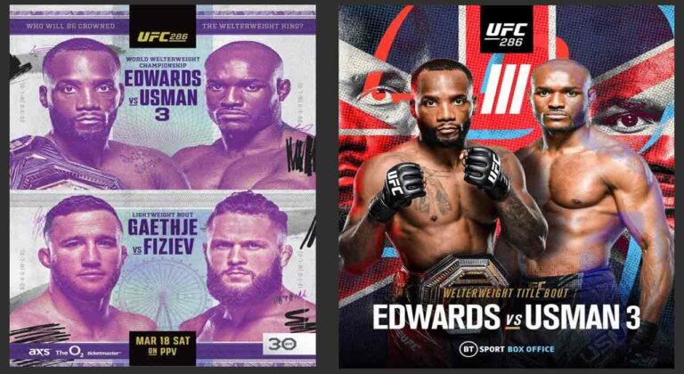 UFC fans shared their displeasure after the official poster for UFC 286 was unveiled