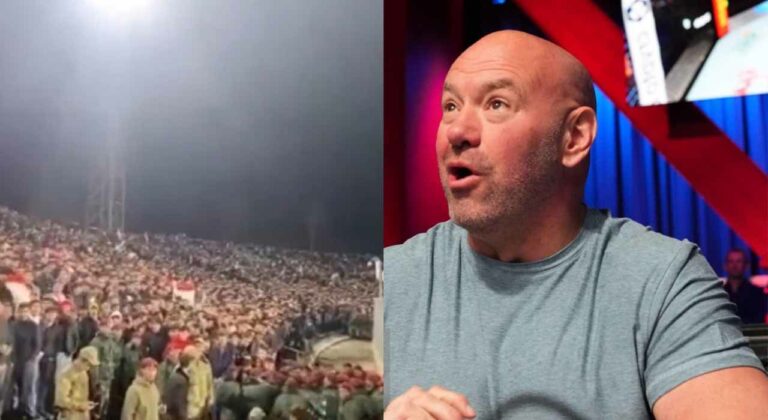 UFC Fight Night 220: Dana White left in utter disbelief after an ocean of fans storm stadium to watch national hero make UFC debut