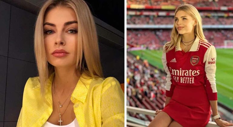Arsenal star’s wife proves she’s true fan with crazy reaction during late win at Bournemouth