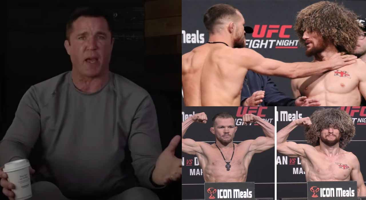 Chael Sonnen suggests that Petr Yan's attack on Merab Dvalishvili was a deliberate chop to the throat