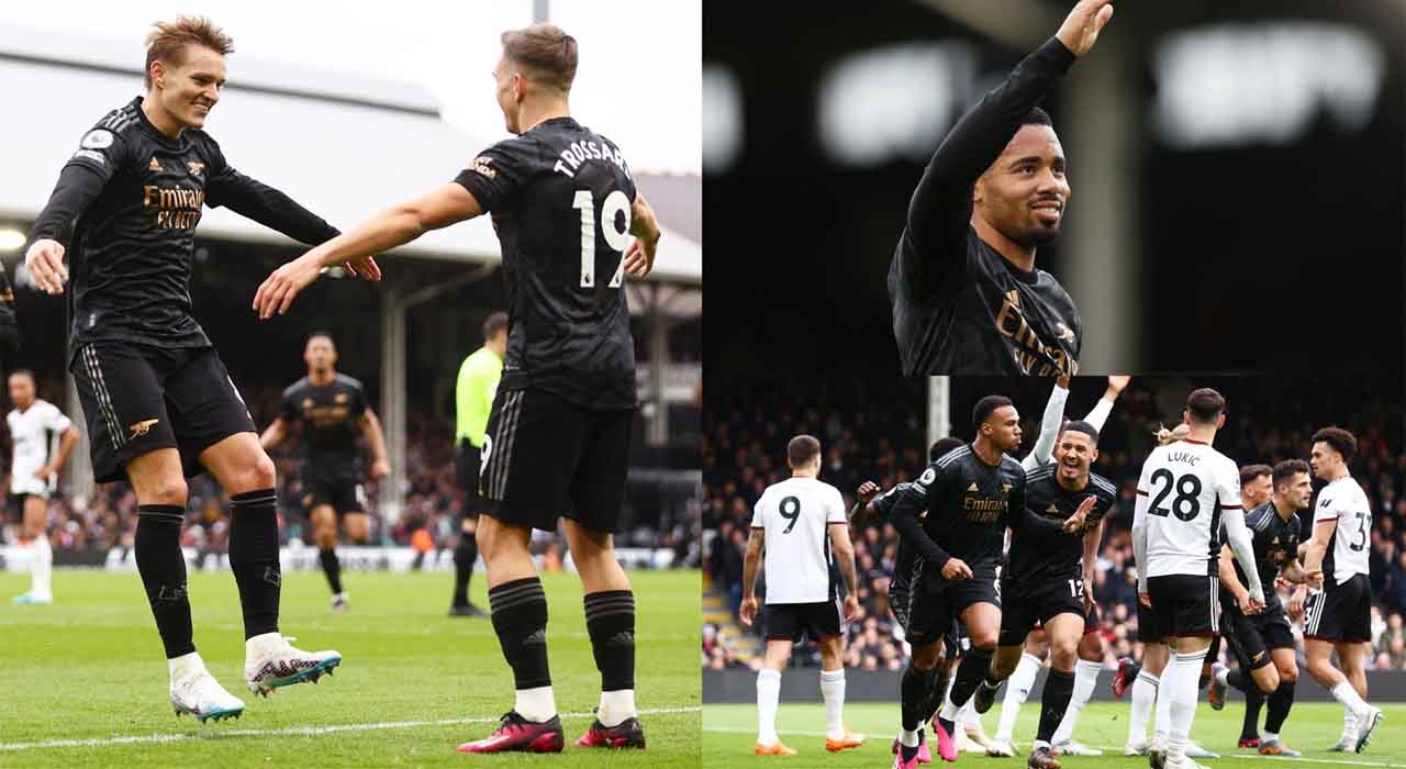 Happy Mikel Arteta praises Arsenal defence after win at Fulham