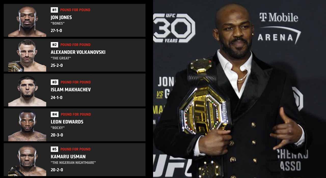 Jon Jones reclaims #1 P4P spot, MW and WW divisions see major shuffles - UFC Rankings Update after UFC 285