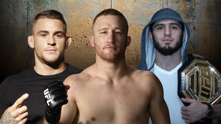 Justin Gaethje sees Dustin Poirier as a logical next fight in his pursuit of gold, thinks he can KO Islam Makhachev