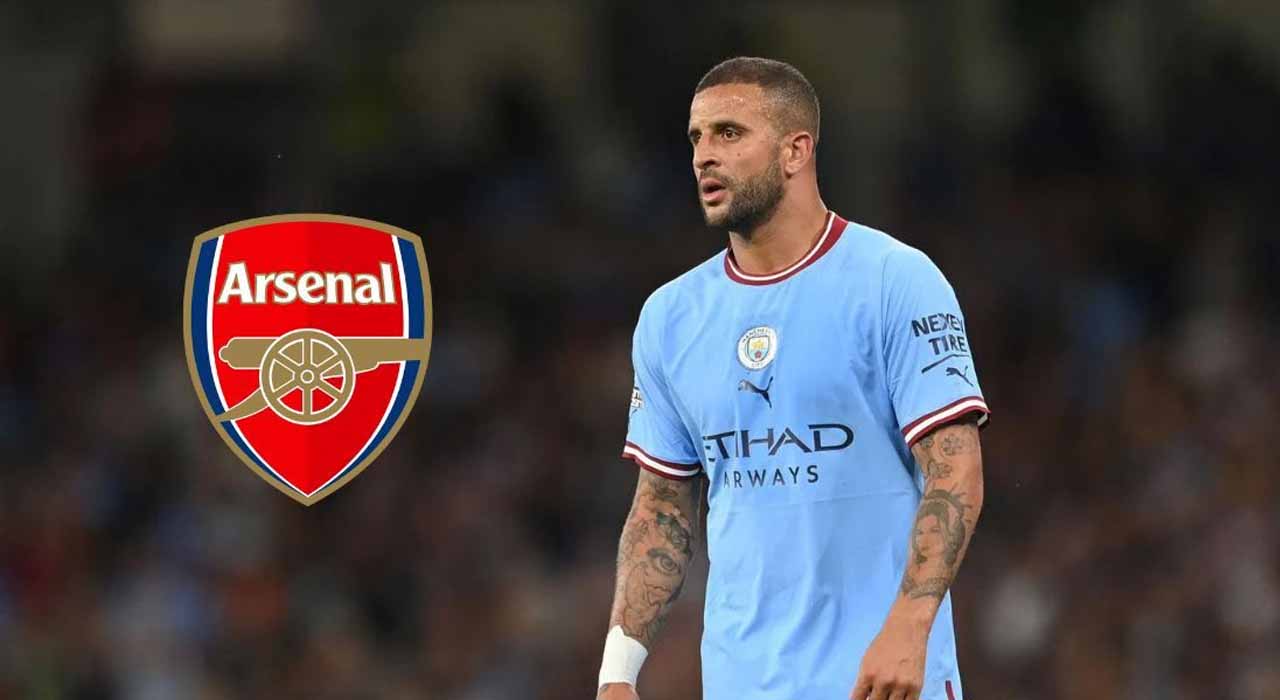 Manchester City's Kyle Walker sends title warning to Arsenal following the London club's 4-0 win over Everton