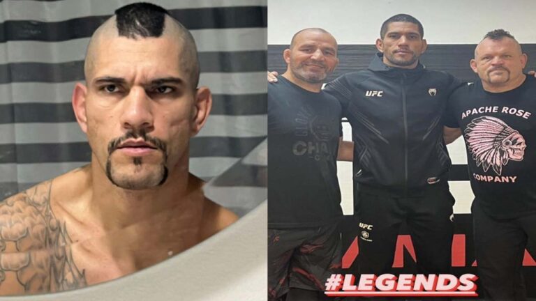 MMA Fans react as Alex Pereira posts photo with Chuck Liddell’s hairdo after training with him