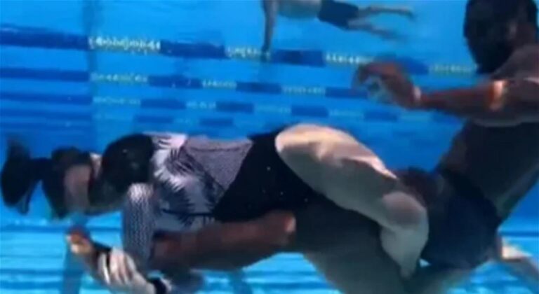 MMA Fans react to Viral Underwater “Aqua Jiu Jitsu” Video