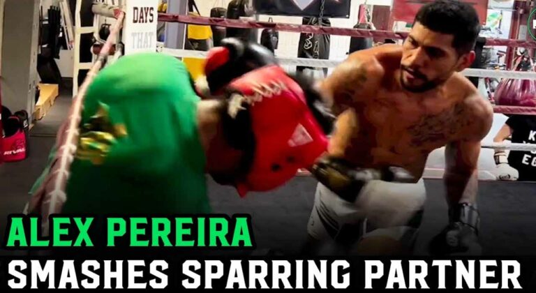 Take a look at Alex Pereira’s sparring footage ahead of Israel Adesanya rematch