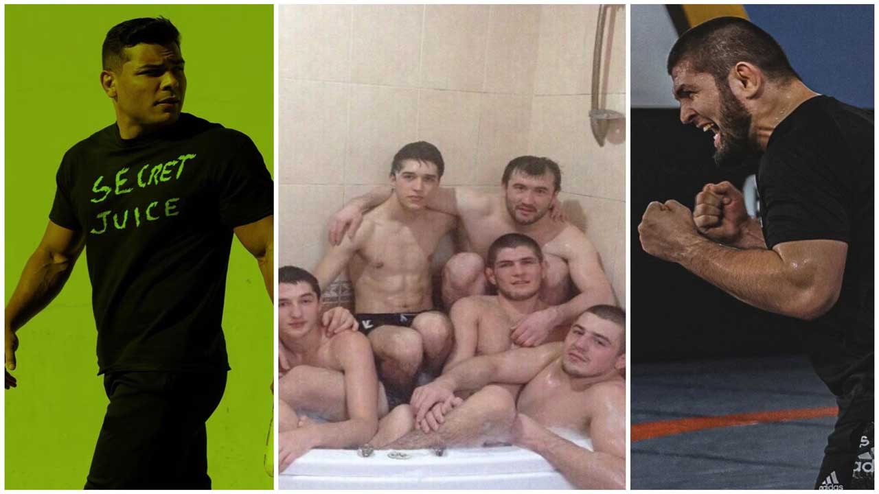 'Borrachinha' Paulo Costa trolls wise man Khabib Nurmagomedov with popular bath tub photo
