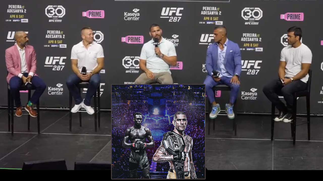 Lyoto Machida, Vitor Belfort, Chris Weidman, and Georges St-Pierre - Expert MMA panel breaks down and predicts UFC 287 main event