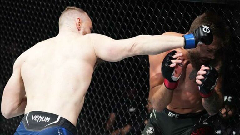 UFC 287: Joe Pyfer tees off on Gerald Meerschaert for first-round TKO (video)