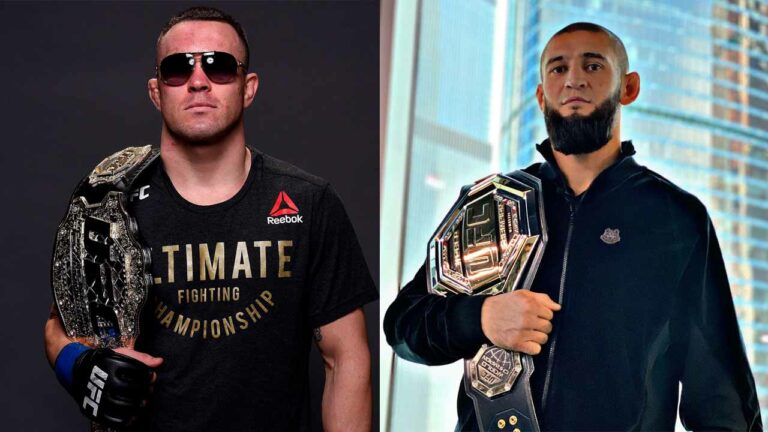 A prominent UFC welterweight contender Khamzat Chimaev suggests being American got Colby Covington title shot from UFC