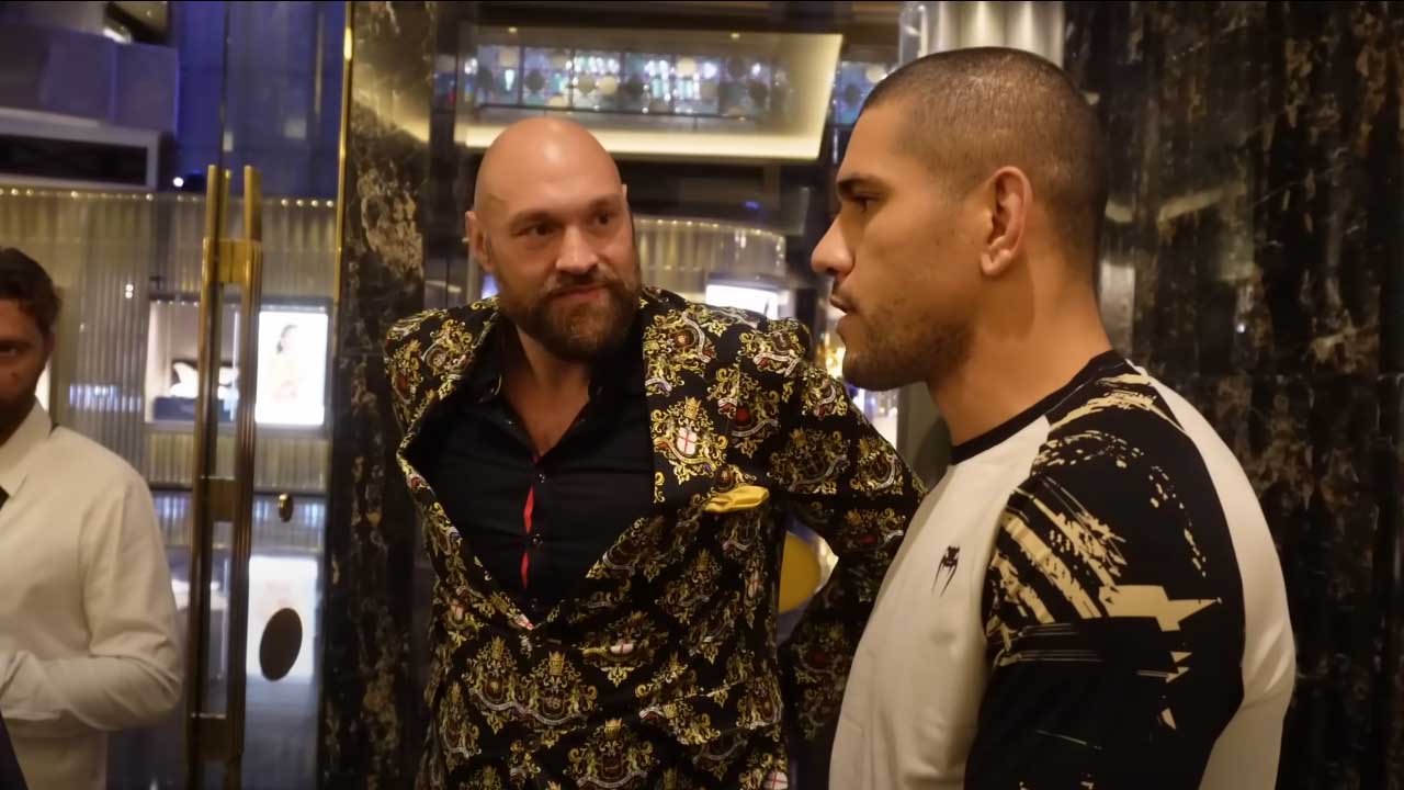 Alex Pereira met with Tyson Fury and reflected on his Brutal knockout loss to Israel Adesanya at UFC 287 (Video)