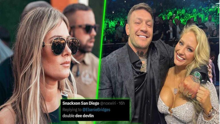 Did Conor McGregor ever cheat on Dee Devlin? Fans troll Dee Devlin as Conor McGregor poses with ‘Blonde Bomber’ Ebanie Bridges