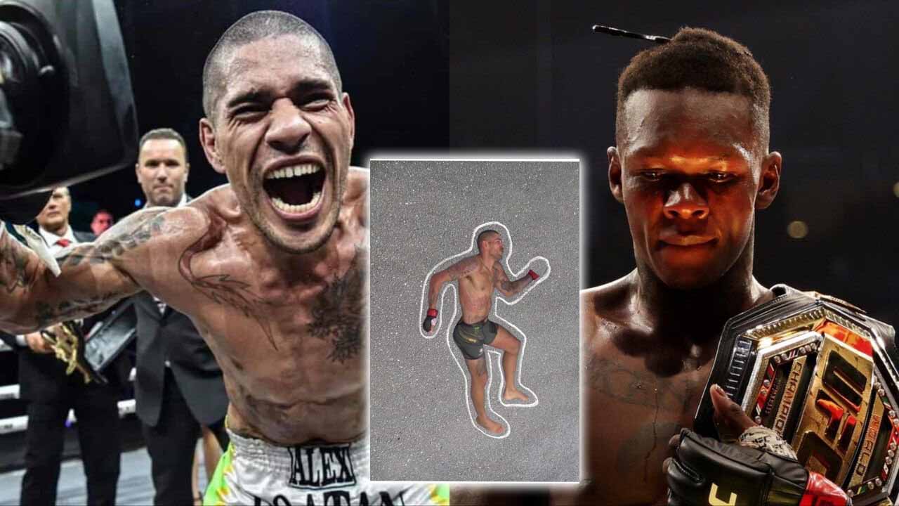 Israel Adesanya received a lecture from Alex Pereira for a joke about a 'dead body'