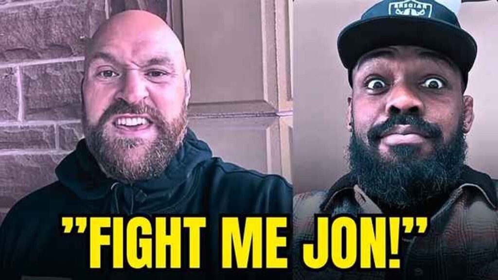 Jon Jones continued to troll Tyson Fury for switching stance on beating 'Bones' in a street fight