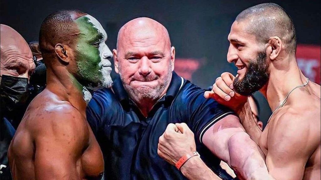 Khamzat Chimaev commented on Kamaru Usman's recent speculation about a potential meeting in the octagon