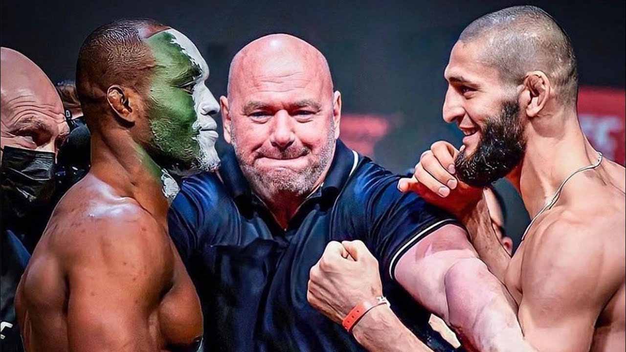 Khamzat Chimaev commented on Kamaru Usman's recent speculation about a potential meeting in the octagon