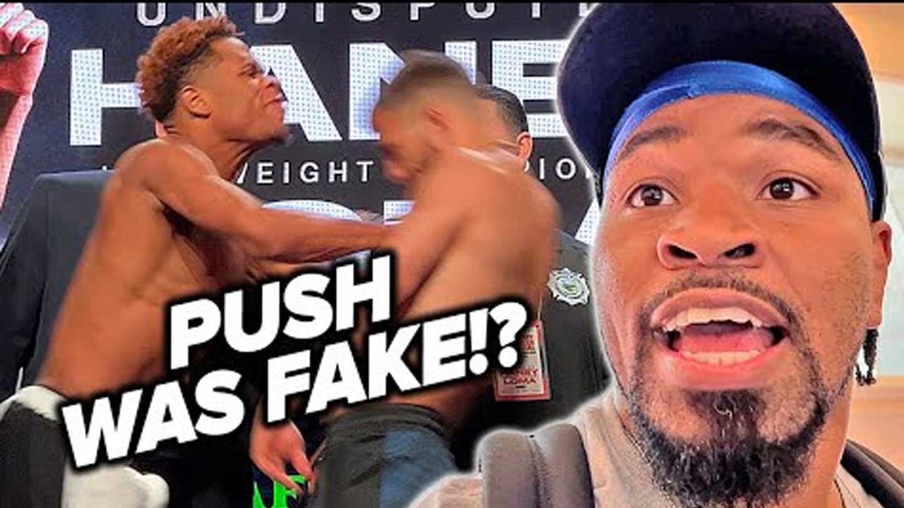 Shawn Porter believes Devin Haney intentionally pushed Vasyl Lomachenko during their face-off at the weigh-in on Friday
