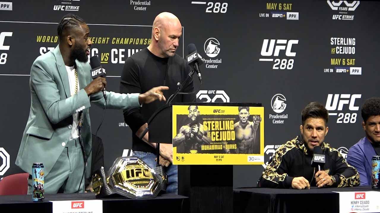 The UFC bantamweight champion Aljamain Sterling slams UFC president Dana White for recent criticisms