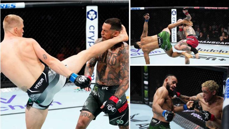 A night of wicked finishes. Who won the UFC Charlotte fight last night (May 13, 2023)?